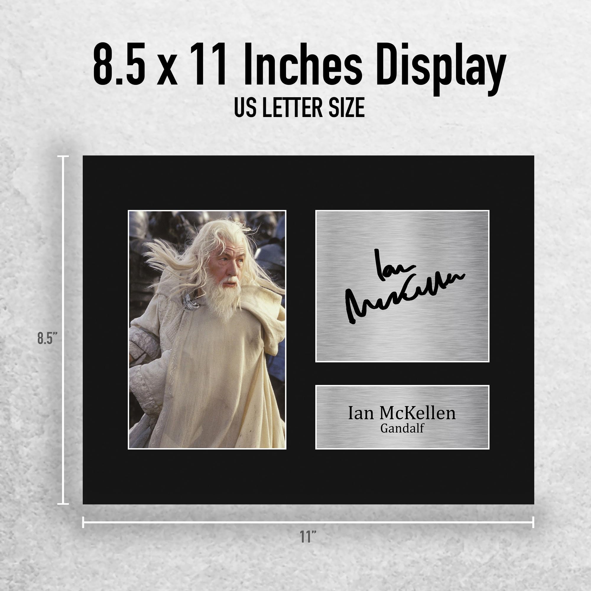 Amazon.com: HWC Trading Ian McKellen Gifts Signed Printed